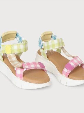 Dirty Laundry Gingham Multi Color Sandal